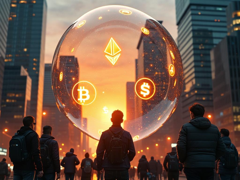 crypto bubble
