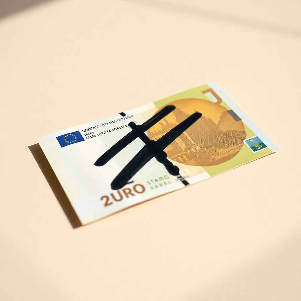 billet marque au feutre noir